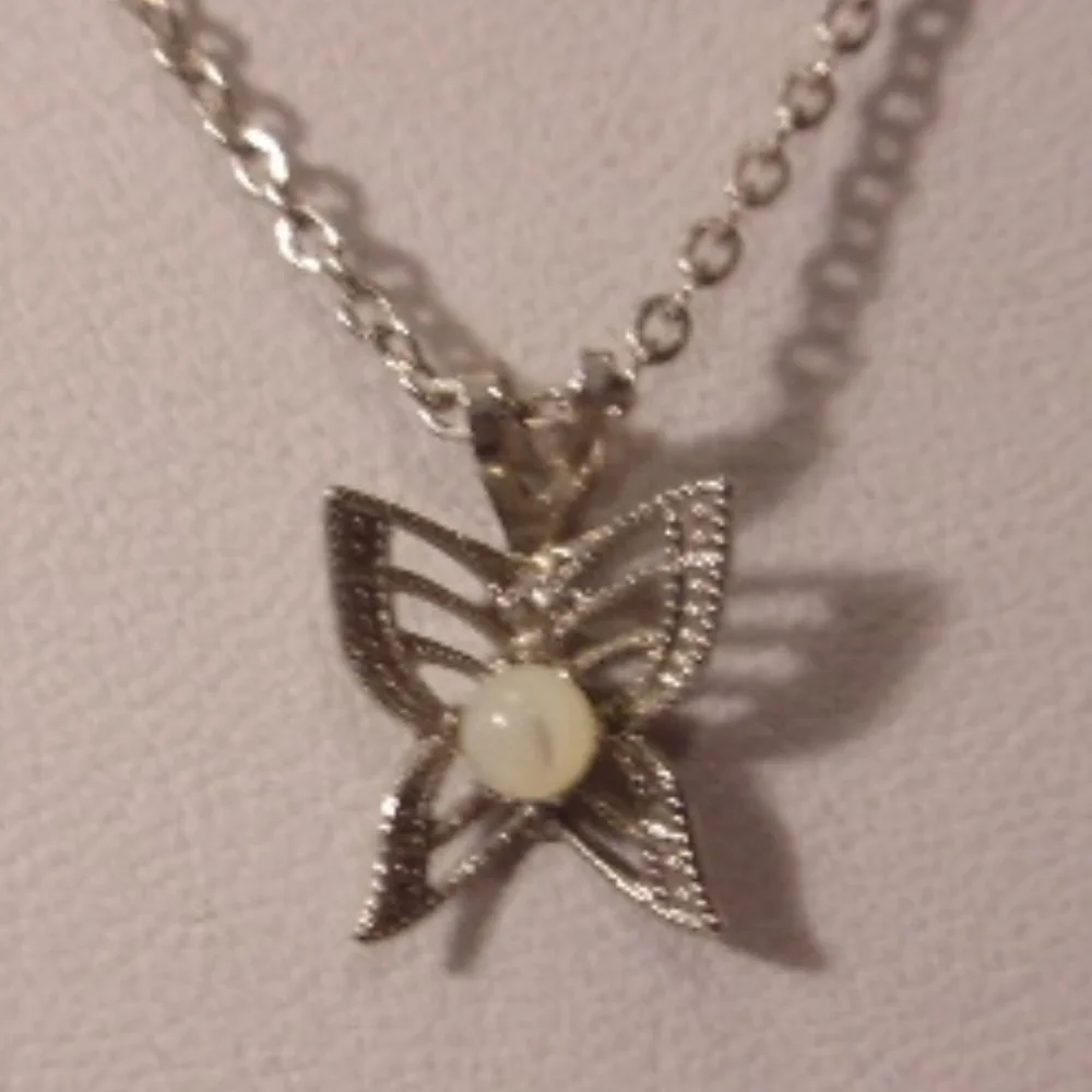 Vintage silver tone
